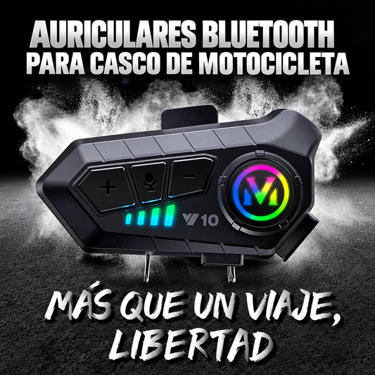 Pure Sound™ | Auriculares Bluetooth para Casco de Moto